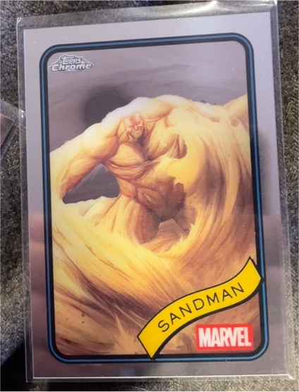 2025 Topps Chrome Marvel #91 Sandman — front