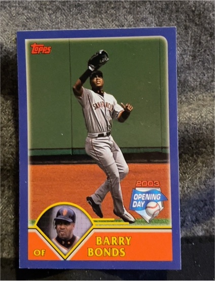 2003 Topps Opening Day #12 Barry Bonds — front