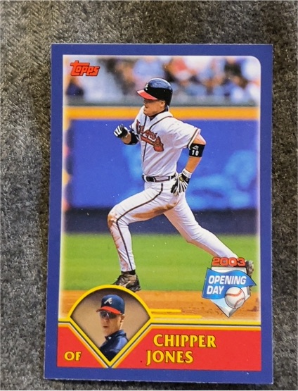 2003 Topps Opening Day #4 Chipper Jones — front