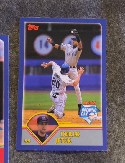 2003 Topps Opening Day #400 Derek Jeter — front