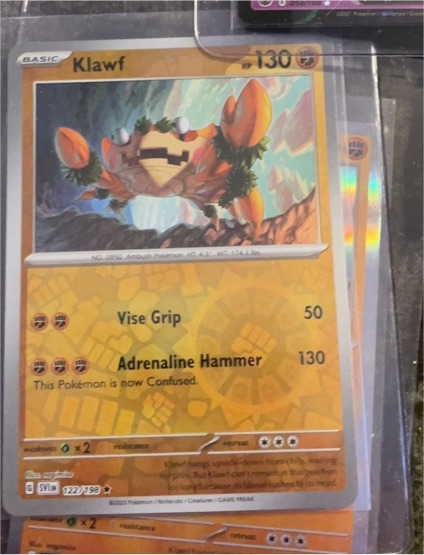 2023 Pokémon SV01: Scarlet & Violet #122 Klawf — front