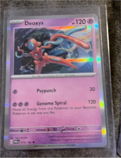 2023 Pokémon TCG Paradox Rift #074 Deoxys — front
