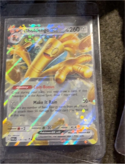 2023 Pokémon TCG Scarlet & Violet Paradox Rift #139 Gholdengo EX — front