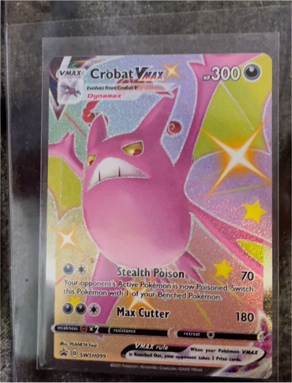 2021 Pokémon SWSH Black Star Promo #099 Crobat VMAX — front