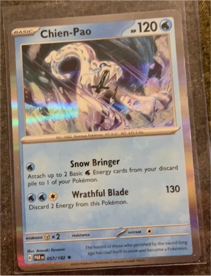 2023 Pokémon TCG Paradox Rift #057 Chien-Pao — front