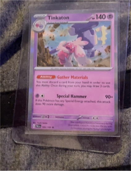 2023 Pokémon TCG Paldea Evolved #105 Tinkaton — front