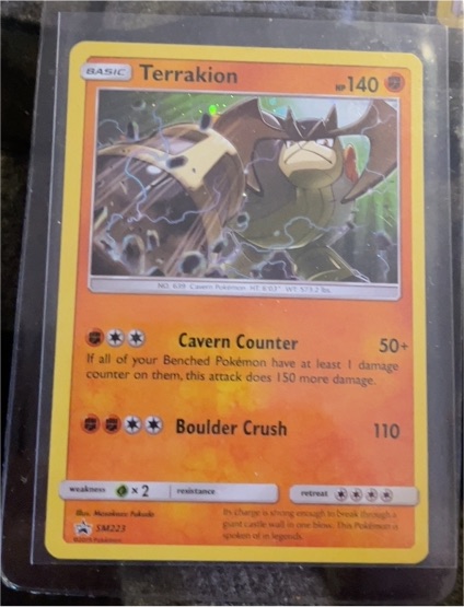 2019 Pokémon TCG Sun & Moon #SM223 Terrakion — front