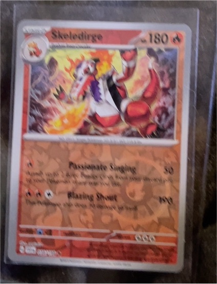2023 Pokémon TCG Scarlet & Violet Base Set #038 Skeledirge — front