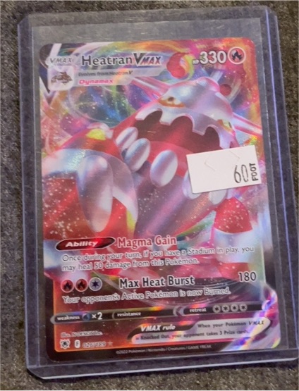 2022 Pokemon Sword & Shield Astral Radiance #026 Heatran VMAX — front