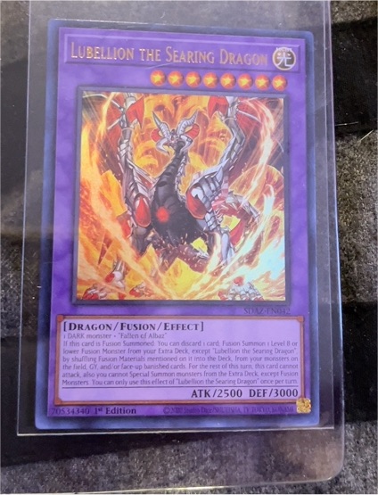 Yu-Gi-Oh! SDAZ-EN042 Lubellion the Searing Dragon — front