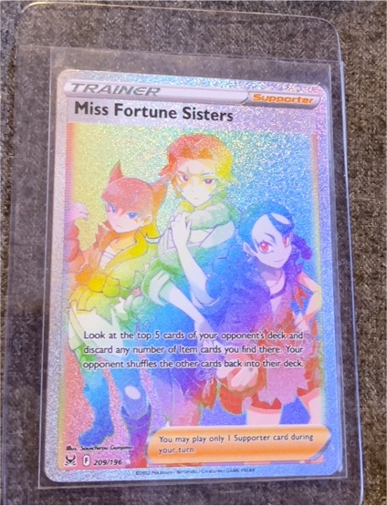 2022 Pokémon Lost Origin #209 Miss Fortune Sisters — front