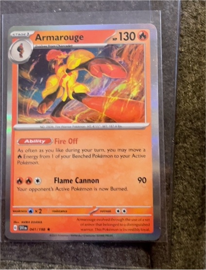 2024 Pokémon Paldean Fates #015 Armarouge — front