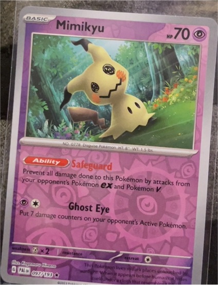 2022 Pokémon Paldean Fates #037 Mimikyu — front
