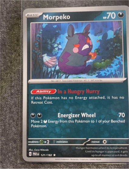 2023 Pokémon SV04: Paradox Rift #121 Morpeko — front