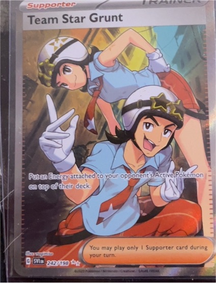 2023 Pokémon SV01: Scarlet & Violet Base Set #242 Team Star Grunt — front
