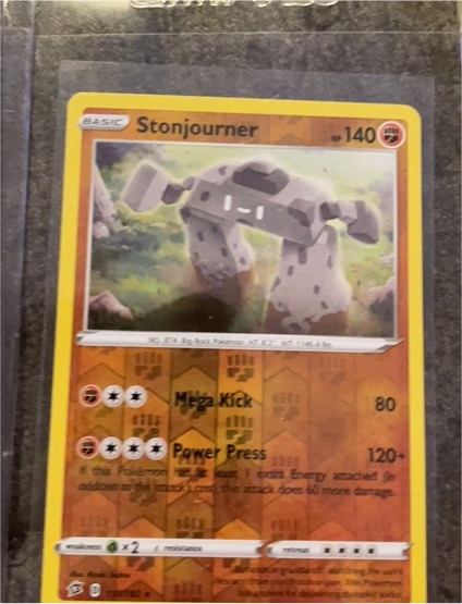 2020 Pokémon TCG SWSH Rebel Clash #111 Stonjourner — front
