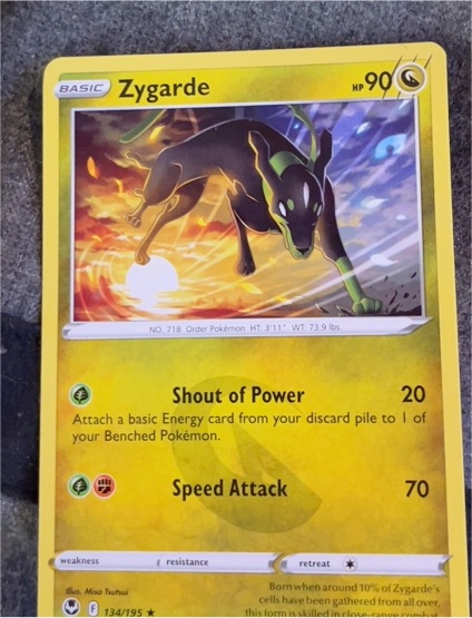 2022 Pokémon SWSH12: Silver Tempest #134 Zygarde — front
