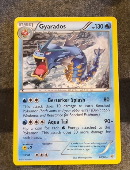 2015 Pokémon XY Ancient Origins #20 Gyarados — front