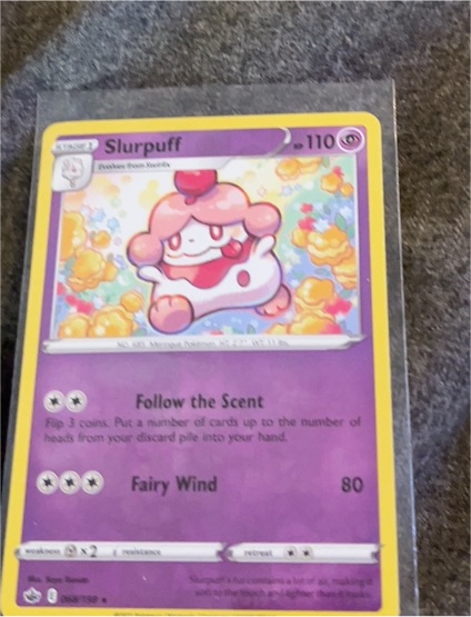 2021 Pokémon Chilling Reign #068 Slurpuff — front