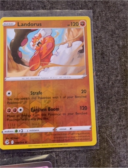 2021 Pokemon Fusion Strike #148 Landorus — front