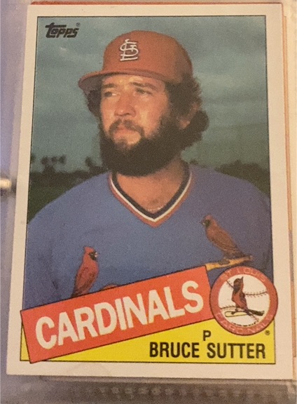 1985 Topps #370 Bruce Sutter — front
