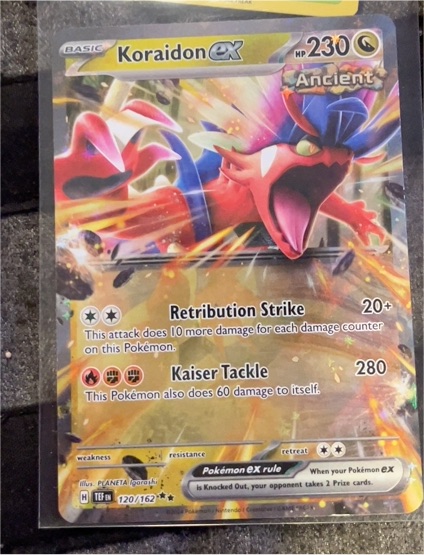 2024 Pokémon TCG SV05: Temporal Forces #120 Koraidon ex — front
