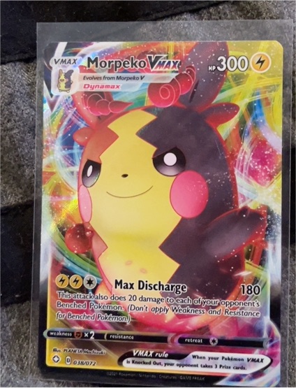 2020 Pokémon TCG Shining Fates #038 Morpeko VMAX — front