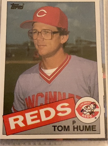 1985 Topps #223 Tom Hume — front