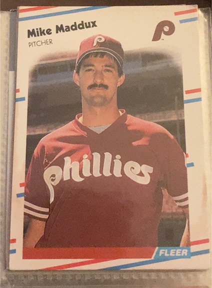 1988 Fleer #309 Mike Maddux — front