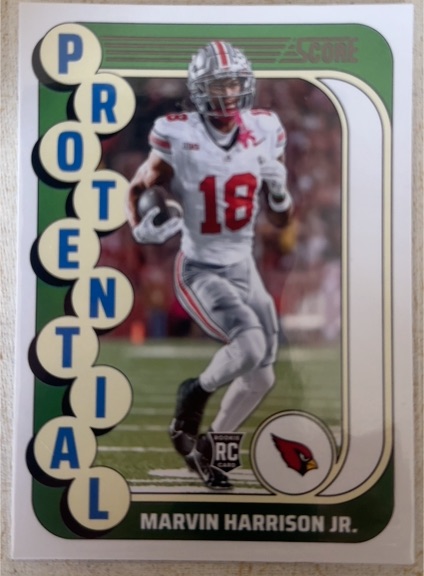 2024 Score #16 Marvin Harrison Jr. Protential — front
