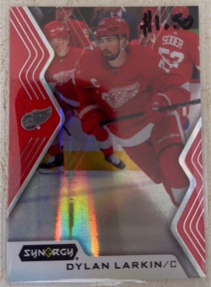 2024-25 Upper Deck Synergy Red #23 Dylan Larkin — front