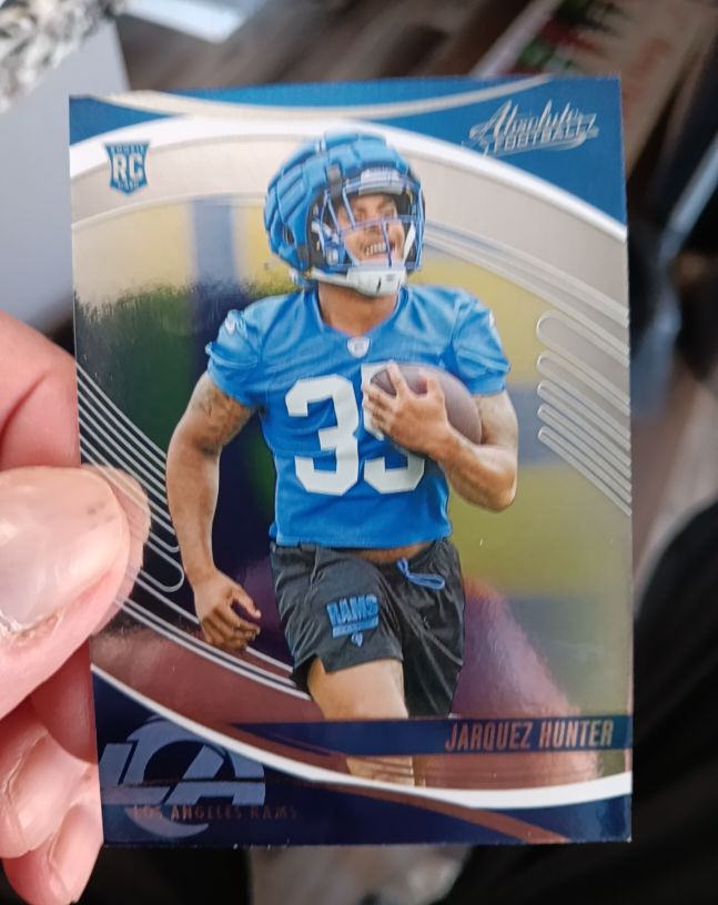 2025 Panini Absolute #136 Jarquez Hunter — front