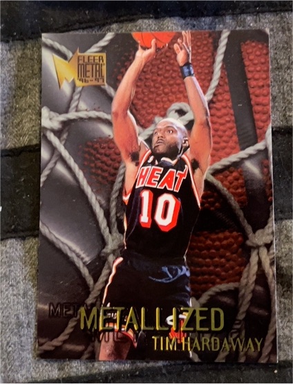 1996 Fleer Metal #125 Tim Hardaway — front