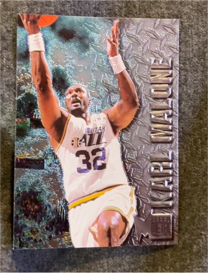 1996-97 Fleer Metal #101 Karl Malone — front