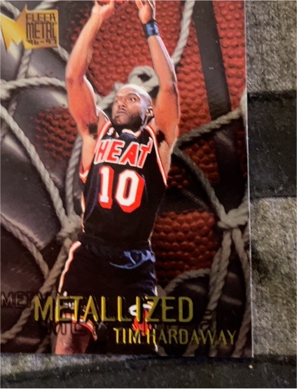 1996-97 Fleer Metal #125 Tim Hardaway Metallized — front