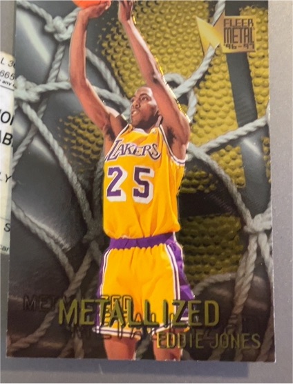 1996-97 Fleer Metal #127 Eddie Jones — front