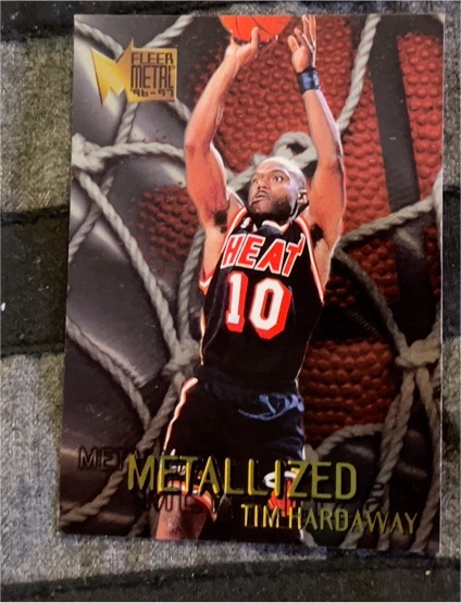 1996-97 Fleer Metal #125 Tim Hardaway — front