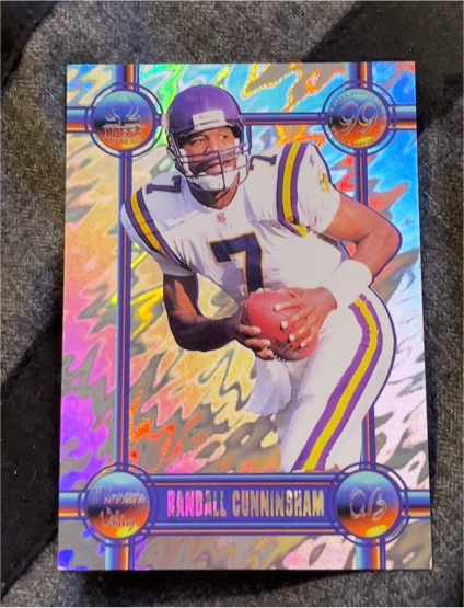 1999 Pacific Omega TD 99 #13 Randall Cunningham — front