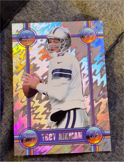 1999 Pacific Omega TD 99 #06 Troy Aikman — front