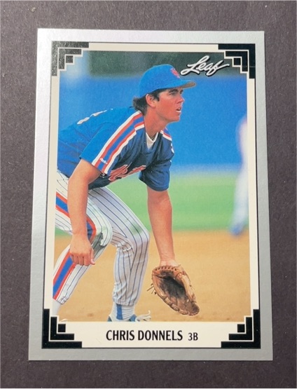 1991 Leaf #447 Chris Donnels — front