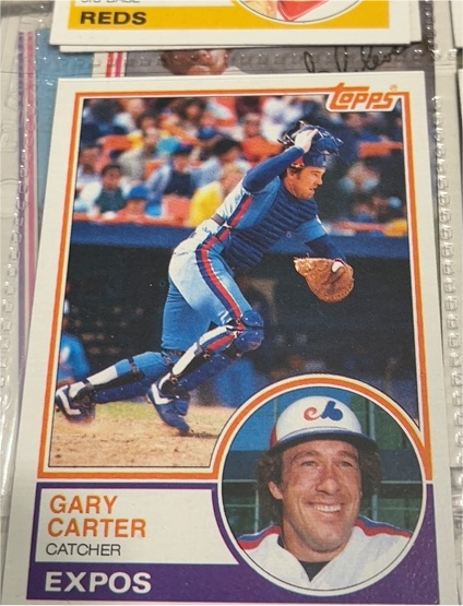 1983 Topps #370 Gary Carter — front