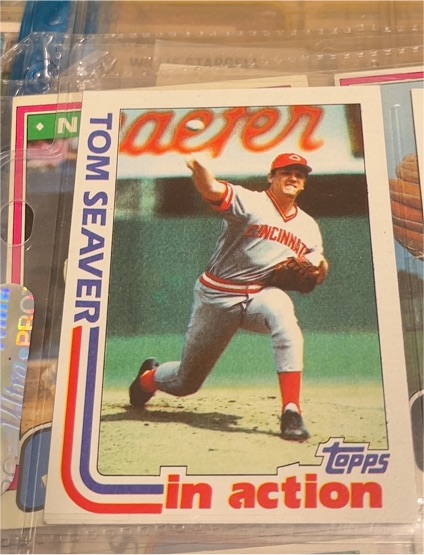 1982 Topps #31 Tom Seaver In Action — front