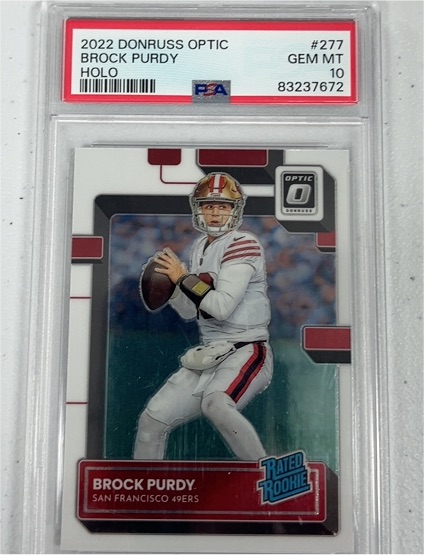 2022 Donruss Optic #277 Brock Purdy — front