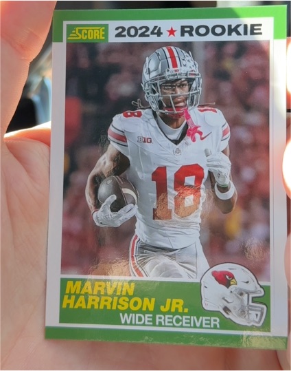 2024 Score #18 Marvin Harrison Jr. — front