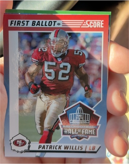 2024 Score #2 Patrick Willis First Ballot — front