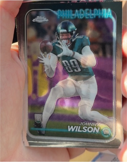 2024 Topps Chrome Football #231 Johnny Wilson — front