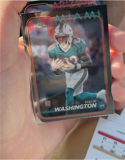 2024 Topps Chrome #254 Malik Washington — front