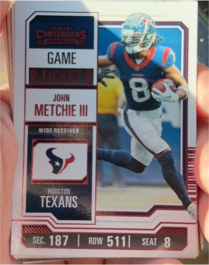 2023 Panini Contenders #42 John Metchie III — front