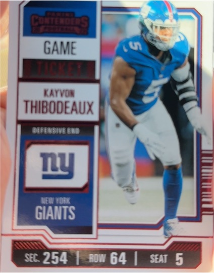 2023 Panini Contenders Season Ticket #76 Kayvon Thibodeaux — front