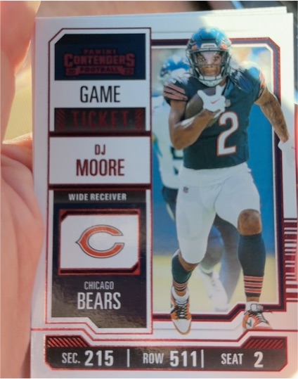 2023 Panini Contenders #18 D.J. Moore — front